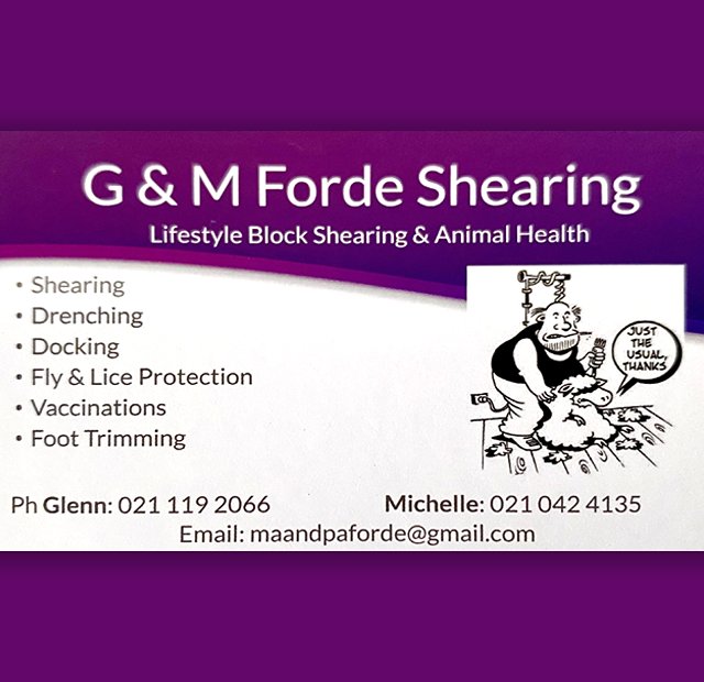 G & M Forde Shearing