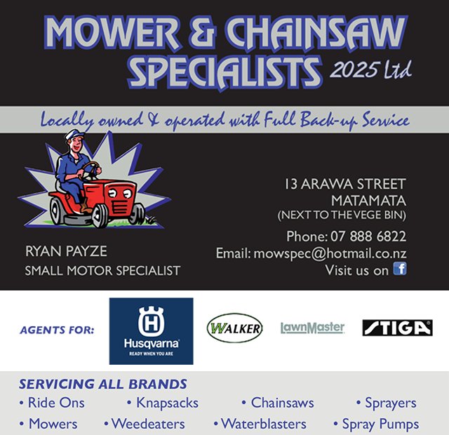 Mower & Chainsaw Specialist 2025