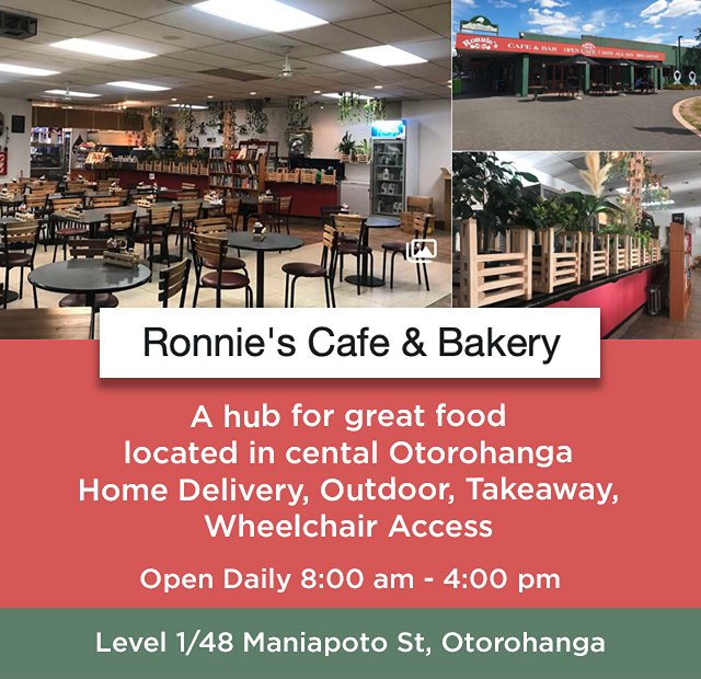 Ronnie's Cafe n Bakery Otorohanga