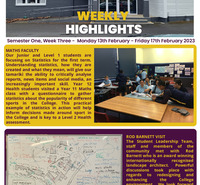 Weekly Highlights Semester 1 Week 3