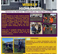 Weekly Highlights Semester 2 Week 2