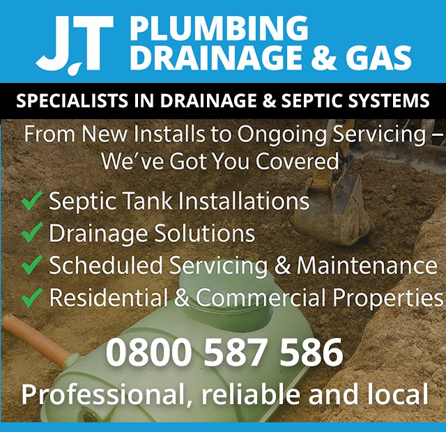JT Plumbing Drainage & Gas Ltd