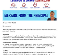 St Patrick's Catholic School Taupō - 25 March 2025