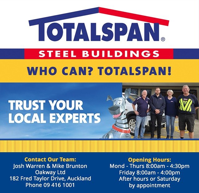 Totalspan Steel Buildings Whenuapai