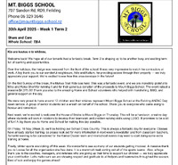 Mount Biggs School - 1 May 2025