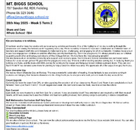 Mount Biggs School - 28 May 2025