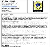 Mount Biggs School - 11 June 2025