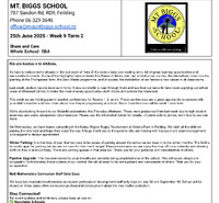 Mount Biggs School - 24 June 2025