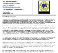 Mount Biggs School - 15 August 2025