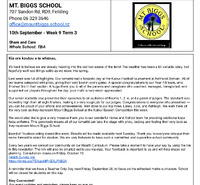Mount Biggs School - 11 September 2025