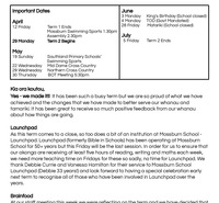 Mossburn School Newsletter - 11 April 2024