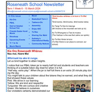 Roseneath School - 16 March 2024
