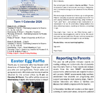 Newsletter #8 - Wednesday 25 March 2026