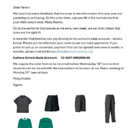 Kaihere School Uniform Update