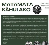 Kāhui Ako Newsletter #3