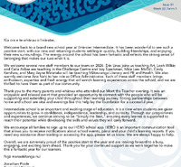 Ilminster Intermediate School - Term 1 Week 3