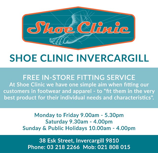 Shoe Clinic Invercargill - St Patrick's School Invercargill