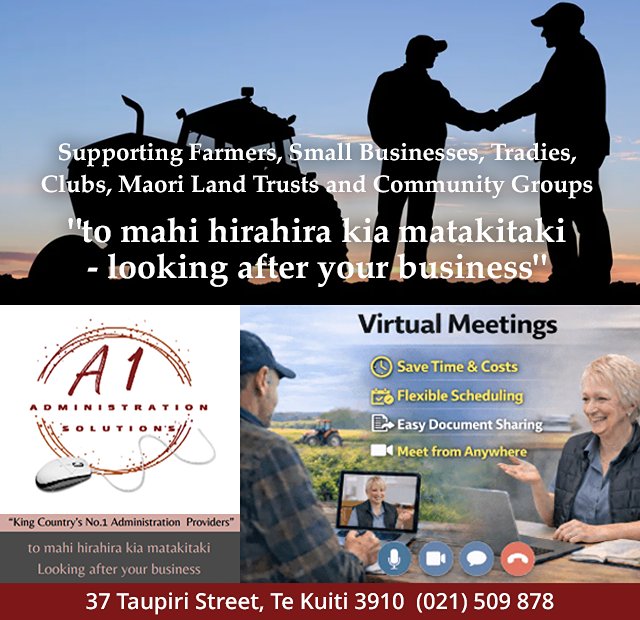 A1 Administration Solutions Te Kuiti