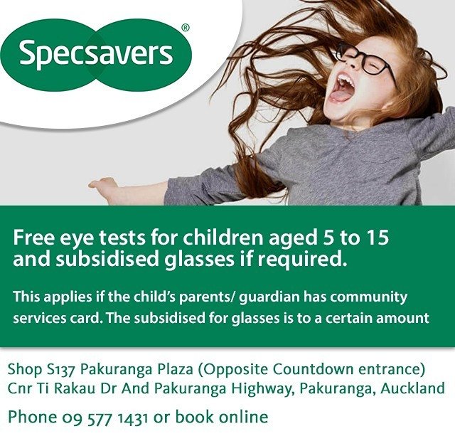Specsavers Optometrists & Audiology - Pakuranga - Anchorage Park School