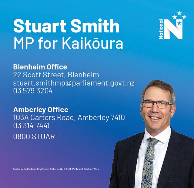 Stuart Smith MP for Kaikoura