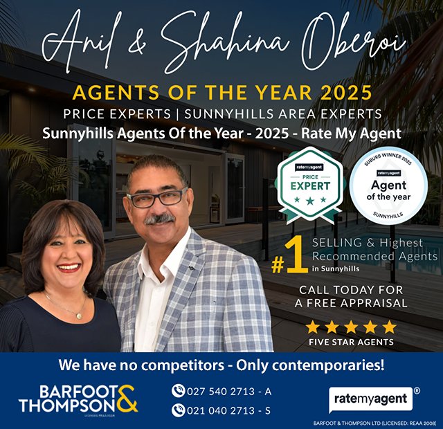Barfoot Pakuranga Branch – Anil & Shahina Oberoi