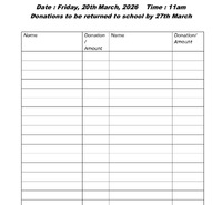 Colour Run Sponsorship Form