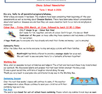 Term 1 Week 6 Newsletter