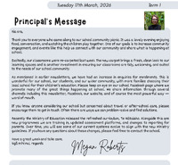 Mauriceville School Newsletter - Term 1 Week 8