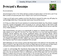 Mauriceville School Newsletter - Term 2 Week 2