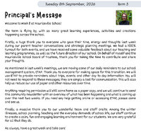 Mauriceville School Newsletter - Term 3 Week 8