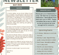Mākara Model School Newsletter May 2025