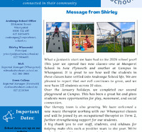 Arahunga School Newsletter - Term 1 2026