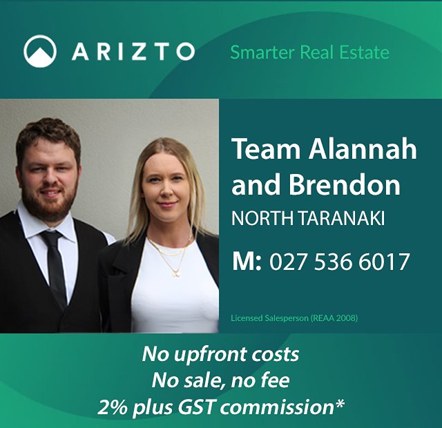 Team Alannah and Brendon - Arizto Taranaki