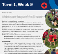 Community Newsletter Term 1 Week 9