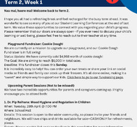 Community Newsletter Term 2 Week 1