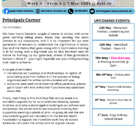 Matawai School Newsletter