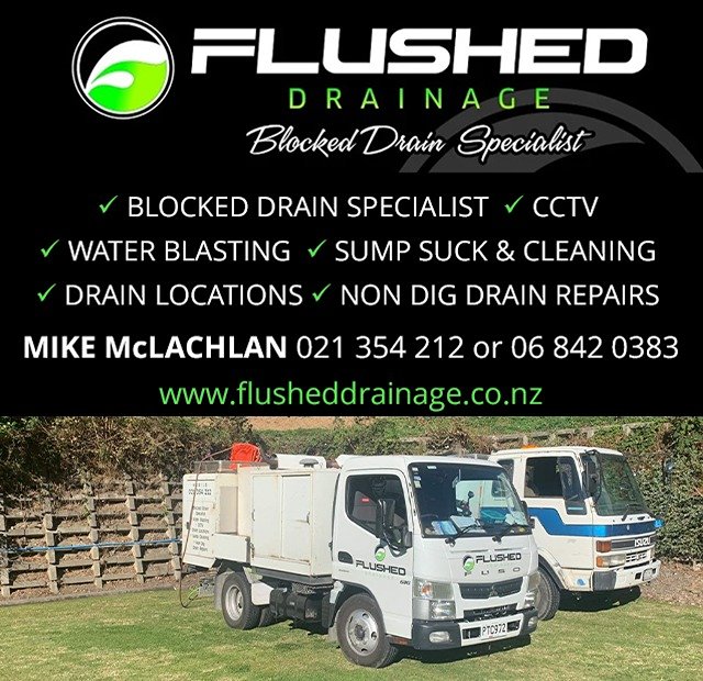 Flushed Drainage