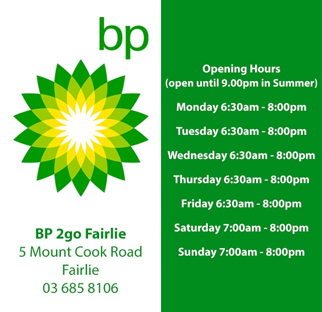 BP 2 Go - Fairlie