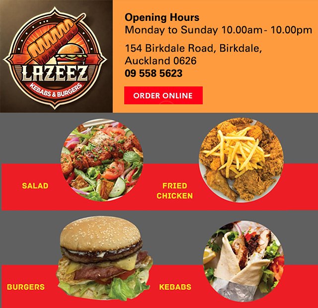 Lazeez Kebabs & Burgers