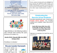 Newsletter #5 - Wednesday 26 February 2025