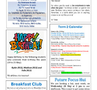 Newsletter #15 - Wednesday 21 May 2025