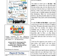 Newsletter #29 - Wednesday 16 September 2026