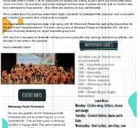 Newsletter Term 3 Week 4