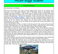 Mt Biggs Bulletin - Week 8 Term 1 2024