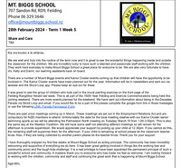 Mt Biggs Newsletter - Week 5 Term 1 2024