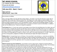 Mt Biggs School - 27 June 2024