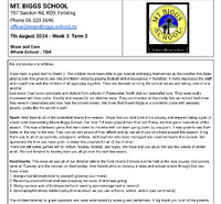 Mt Biggs School - 8 August 2024