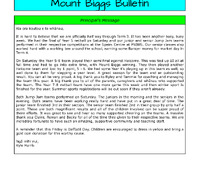 Mount Biggs School - 30 August 2024