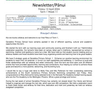 Geraldine Primary School - 13 April 2024