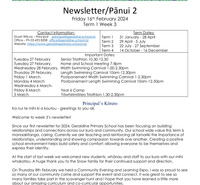 Geraldine Primary School - 16 February 2024